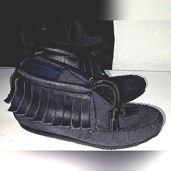 Rag and  bone blue suede moccasin size 5.5 - Picture 1 of 5